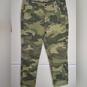 J CREW high Rise Girlfiend Camo Pants